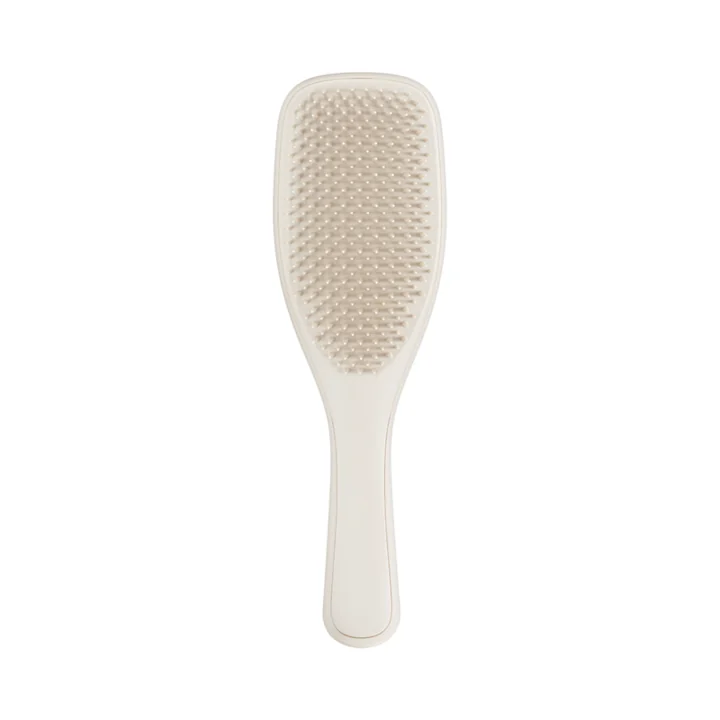 Escova Tangle Teezer Ultimate Detangler cinzenta, com pega e dentes em dois comprimentos.