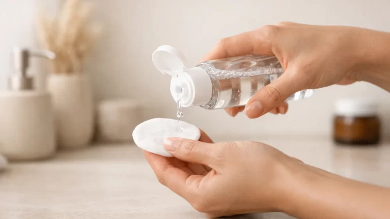 Água micelar calmante