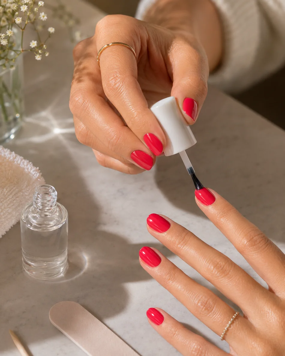 O top coat é o detalhe que muda o acabamento