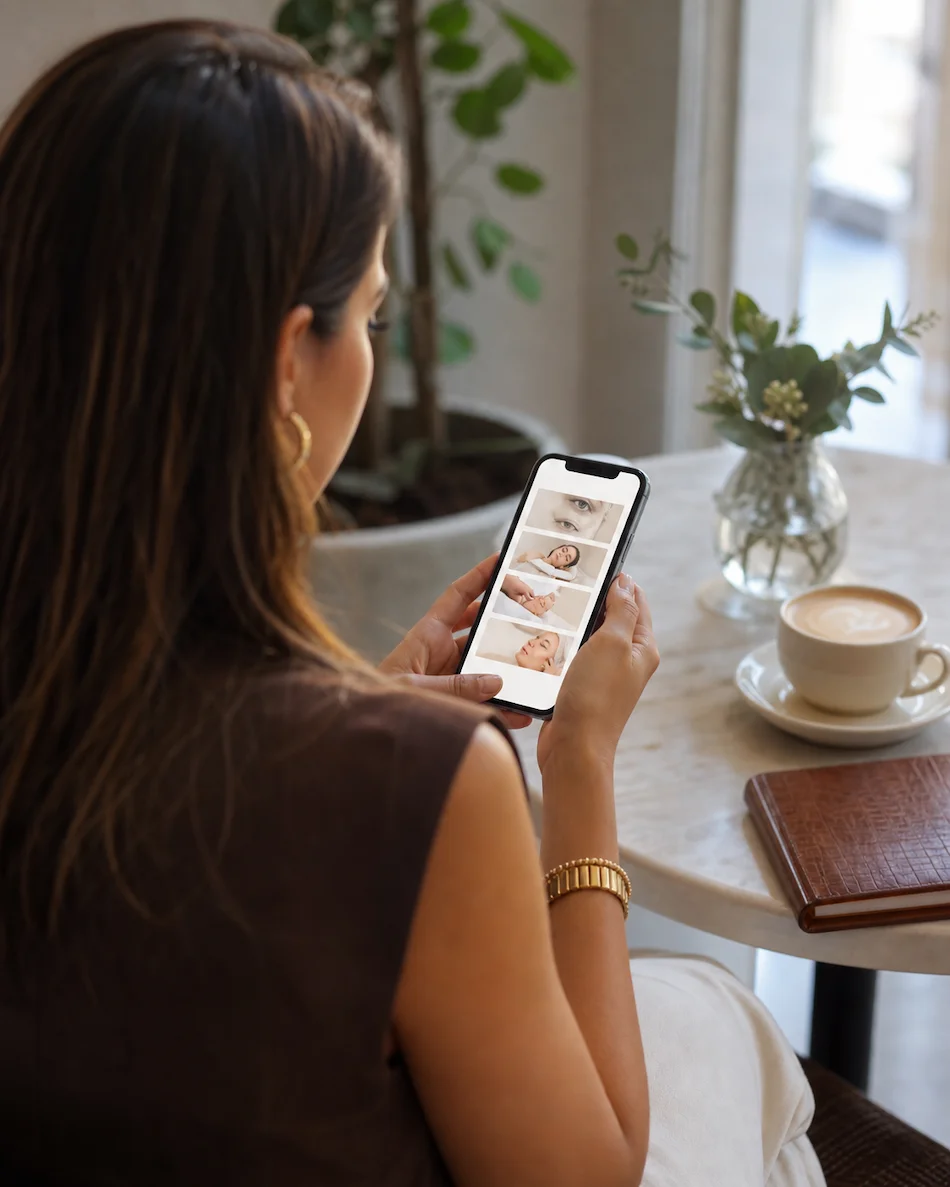 Cliente a tentar perceber página de serviços