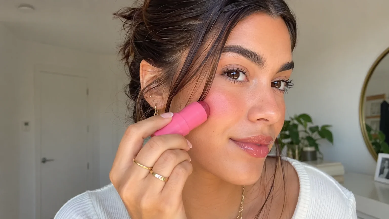 como usar blush em stick