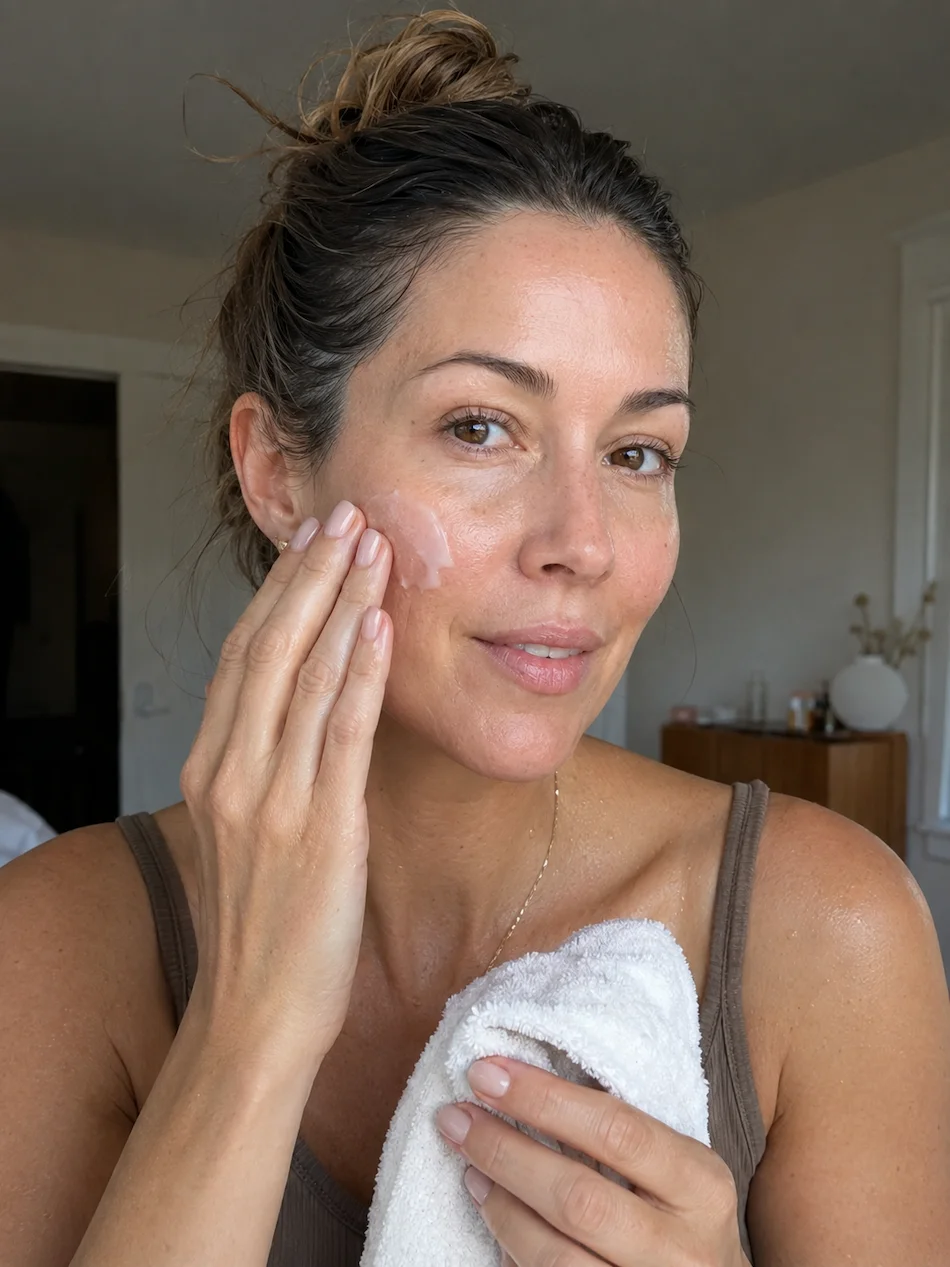 Aplicar creme sobre pele ligeiramente húmida pode ajudar