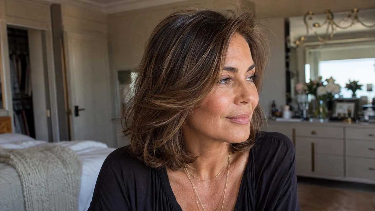 melhor corte para cabelo fino depois dos 50
