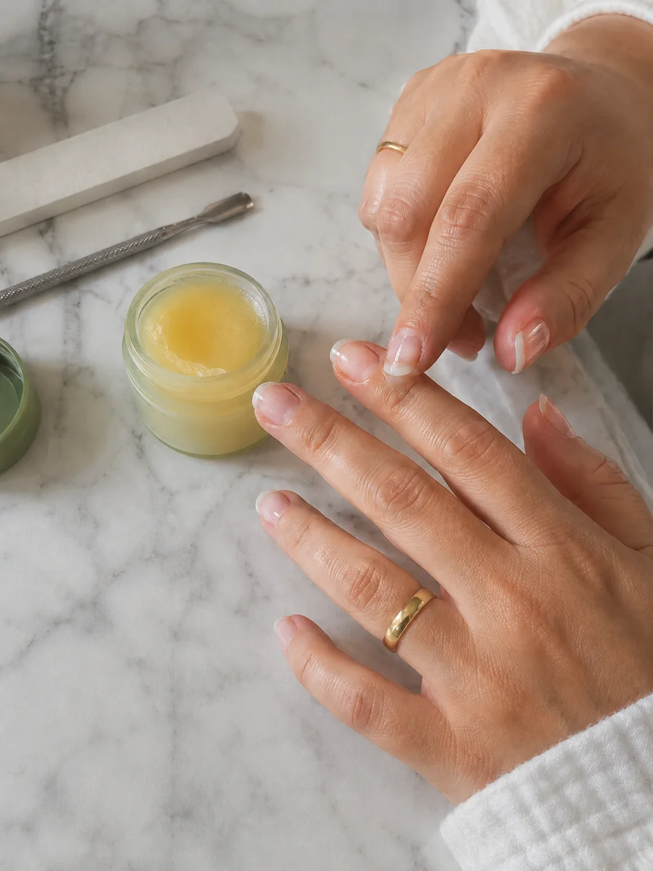 Cutículas e unhas também mudam o aspeto das mãos