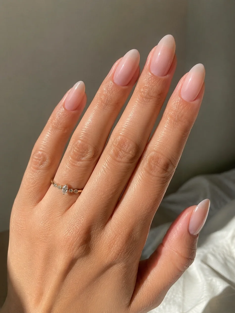 unhas amendoadas