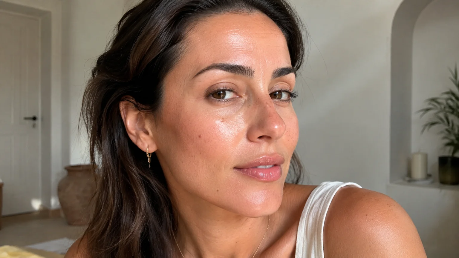 maquilhagem com skincare