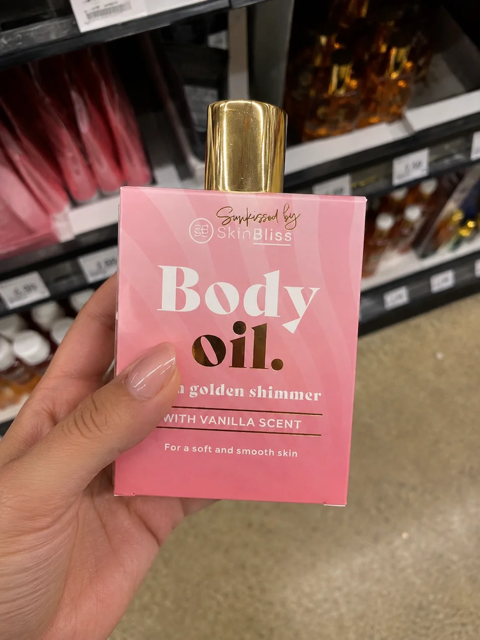 óleo corporal com brilho Skin Bliss