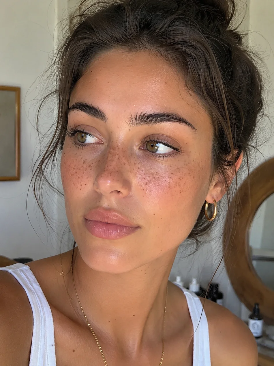 Onde colocar as sardas para parecer natural?