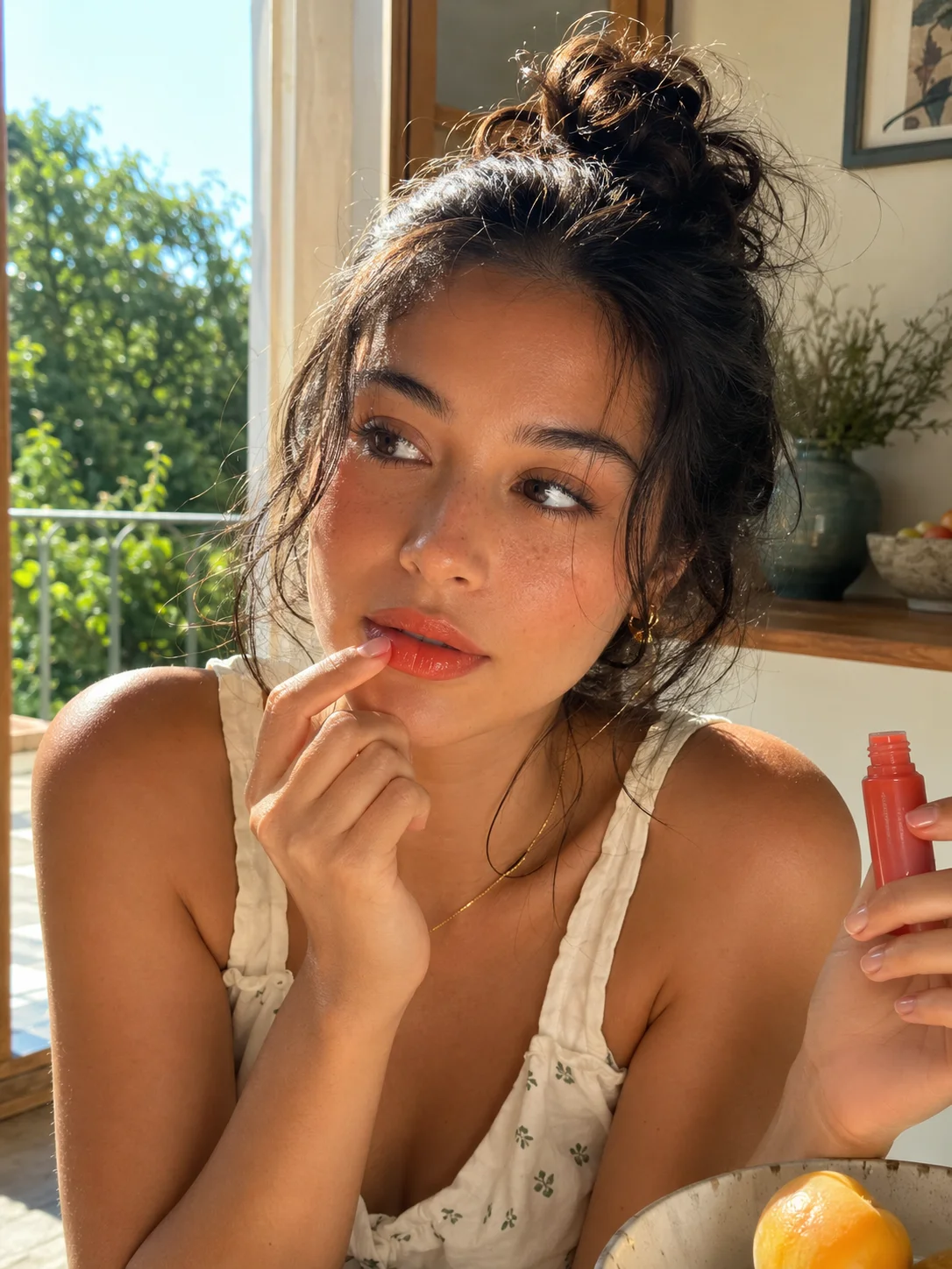 Coral e laranja