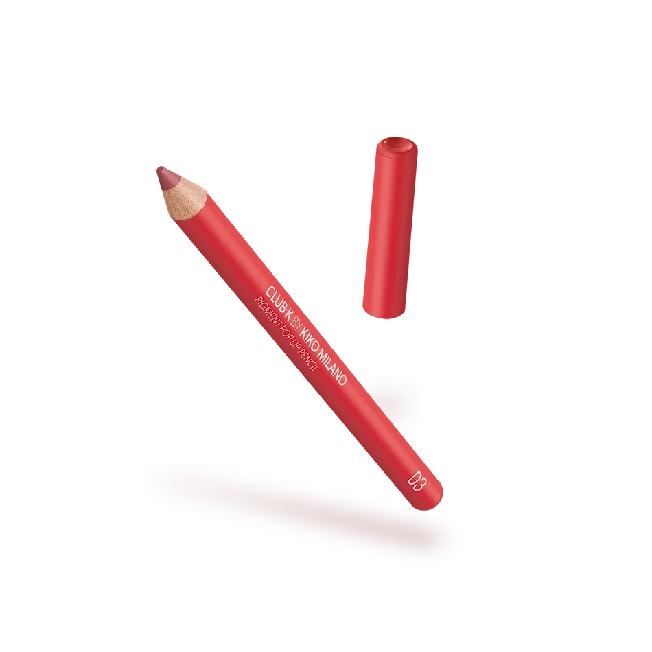 Lápis de lábios Pigment Pop Club K da KIKO em diferentes tonalidades.
